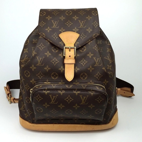 Louis Vuitton Handbags - 100% Auth Louis Vuitton Montsouris GM Backpack